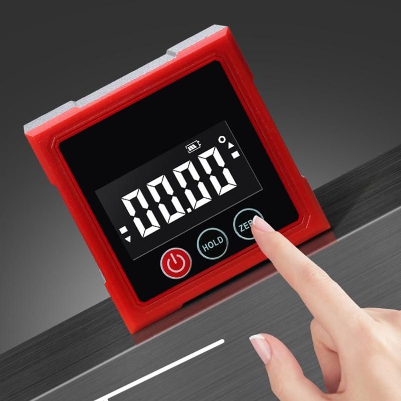 Digital Inclinometer With High Precisions Sensors ABS Aluminum Design For Engineers DIY Projects Angles Gauge