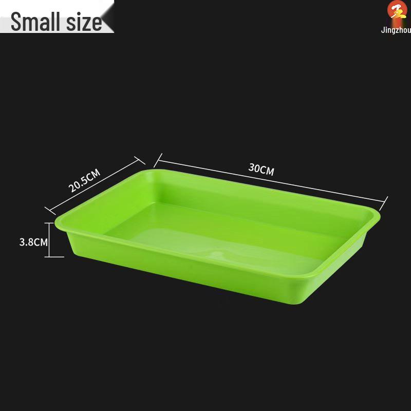 Commercial Thickened Plastic Serving Trays (10-Pack)