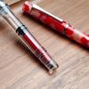 PENBBS 495 Piston Fountain Pen - Large Capacity Transparent Acrylic Unisex Writing Pen