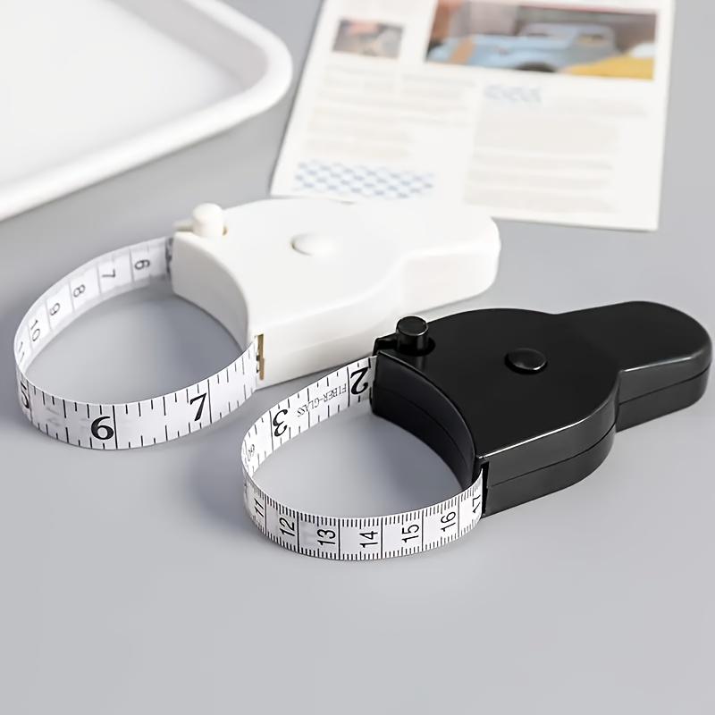 Soft Tape Measure for Body, Waist, Chest & Thigh - Extendable Fitness Measuring Belt with 0.1mm Precision, Durable Plastic, Easy To Use At Home & Gym