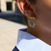 Yori Stainless Steel Chain Tassel Earrings For Women Exquisite Fashion Metal Texture Geometric High Quality Chic Jewelry Gift