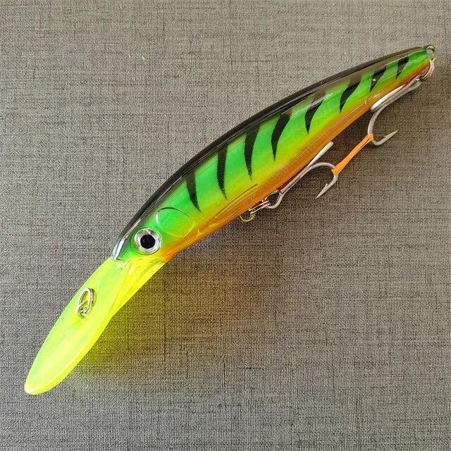 Trolling Minnow Fishing Lures 12 14 16 18cm 32g 49g 73g 92g Floating Sinking Wobblers Hard Bait for Pike Saltwater Fishing Lure