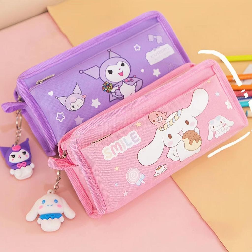 LYLIDIA My Melody Pen Pencil Pencil My Melody Pen Large Capacity Storage Makeup My Melody Stationery Storage For Elementary School Junior High School