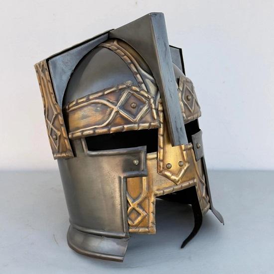 Medieval Moria Dwarves Helmet LOTR Warrior Knight Helmet Cosplay Armor Larp Costume