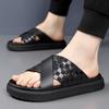 Sandals Men's 2025 Summer New Non-slip Soft-soled Dual-purpose Beach Shoes Men's Korean Version of Light Luxury High-quality Sandals Tide