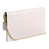 Coach Essential 27 Logo Chain Shoulder Strap Leather Crossbody Clutch Bag Large Women Handbags Brass Chalk CR633-B4HA
