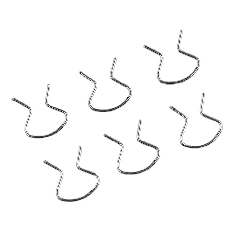 Horseshoe Clips Plastic Right Sliver Zinc Plated 2288