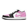 Air Jordan 1 Fashion Low Top Vintage Basketball Shoes Unisex Black White Pink 553558-152(team1098-)
