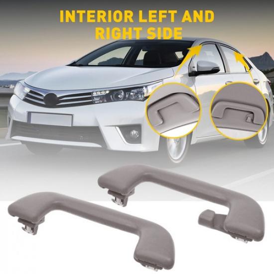 Front & Rear Inner Ceiling Roof Pull Handle Grab For Toyota Corolla Yaris Rav4