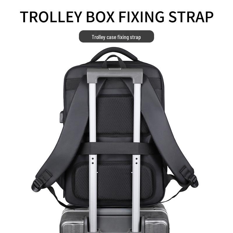 Unisex Cross-Border Large Capacity Fashion Backpack - Trendy Commuter Laptop & Travel School Bag