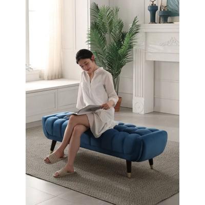 Nordisk Sofa Skammel Minimalistisk Garderobe Stue Bænk Tøjbutik Skoskifte Skammel Let Luksus Sengeende Sofa Pude