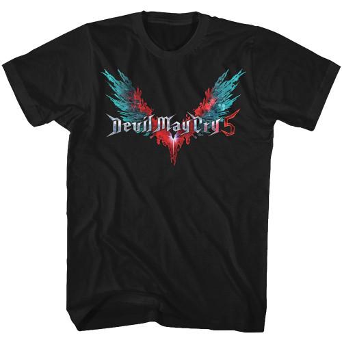 Футболки с логотипом Devil May Cry Черная футболка для взрослых Унисекс футболка XXXL
