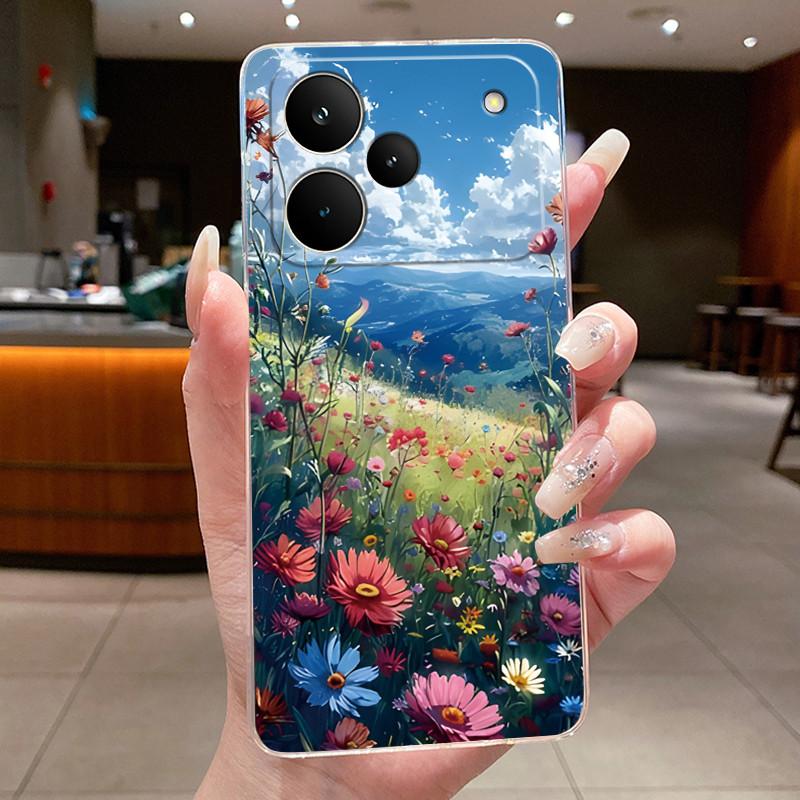 Phone Casing For Realme P4 Pro 5G Back Cover Luxury Dragon Cute Cool Boys Girls Flowers Patterns Transparent Soft Silicone Case