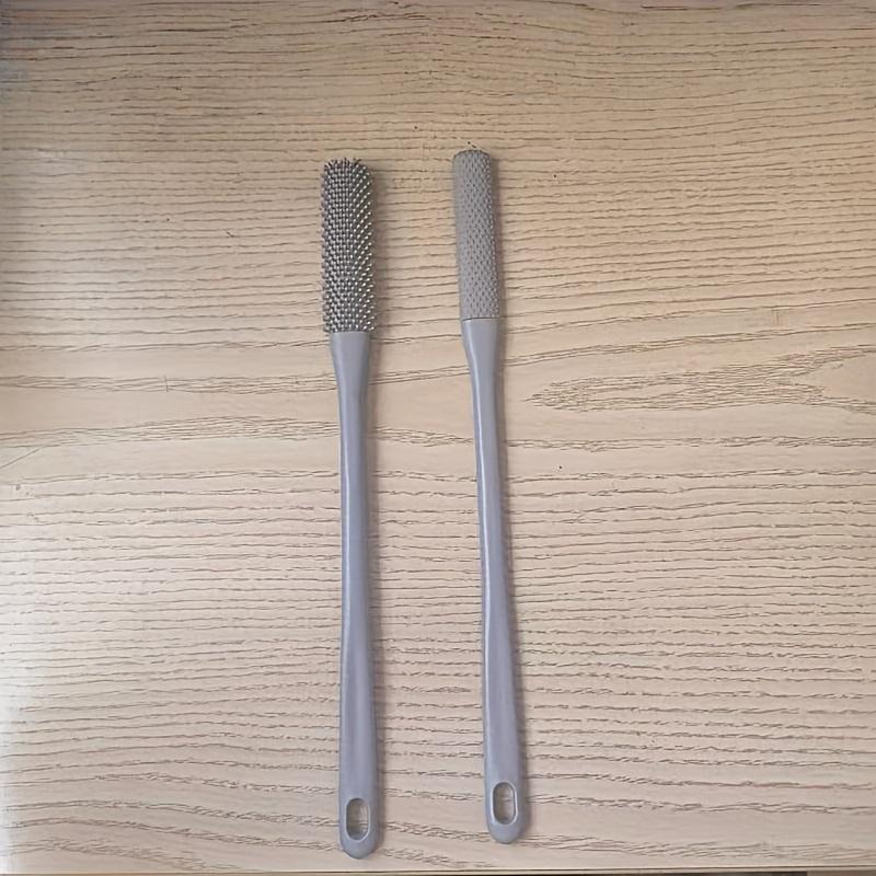 2-Pack Long Handled Toe Gaps Cleaning Brush Super Soft Silicone Foot Scrubber Exfoliating Brush Foot Wash Brush for Shower