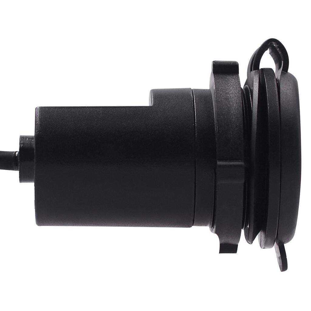 USB Motorcycle Mobile Charger, 12V Waterproof, Single-Port
