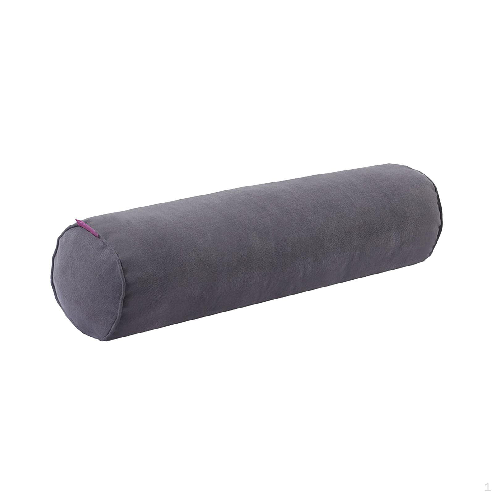

Cervical Neck Roll Hollow Cylinder Pillow for Support Knee Sofa Side Back Jazz grey