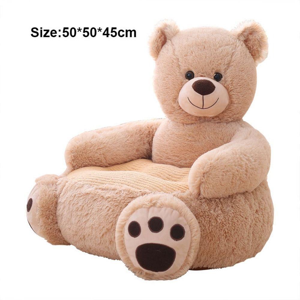 Small Panda Cartoon Sofa Chair Soft Cartoon Lazy Sofa Cover  For Boys and Girls