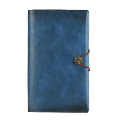 Planejador de Negócios Tamanho A6, Folhas Soltas, 6 Furos, Material de Escritório, Presente Perfeito para Formatura, Aposentadoria, Emprego ou Promoção, Azul