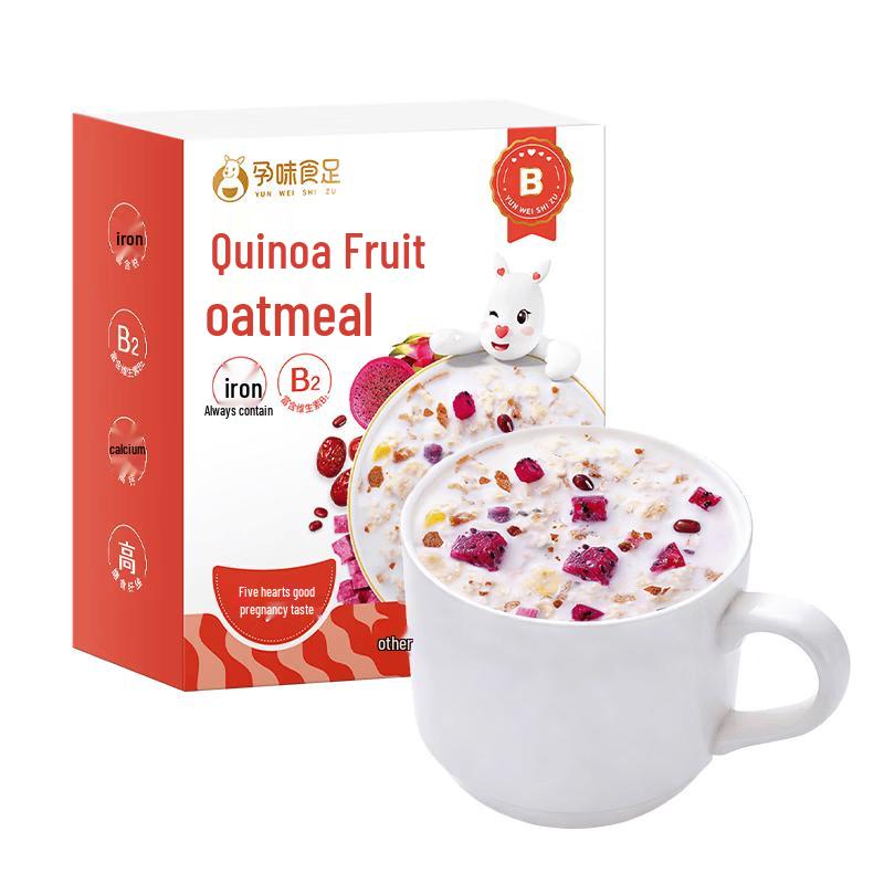 Pregnancy-Friendly Fruit & Nut Oatmeal