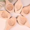 Manual Diy Wooden Steamed Bread Mold Moon Cake Fruit Biscuits Pasta Bag Steamed Stuffed Bun Tool Household Baking Artifact