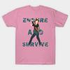 T Shirt Women Endure And Survive Harajuku Print Kawaii Tshirt Summer Short Sleeve Female T-Shirt Top Tee