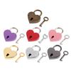 Métal pour Serrure à Souhait Mini Cœur Cadenas Archaïsés Avec pour Clé Boîte à Bijoux Cadenas Décoratif pour Amoureux, Filles, Étudiants