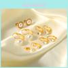 Style Geometric Pearl Earrings With Rhinestone Accents For Women And Men