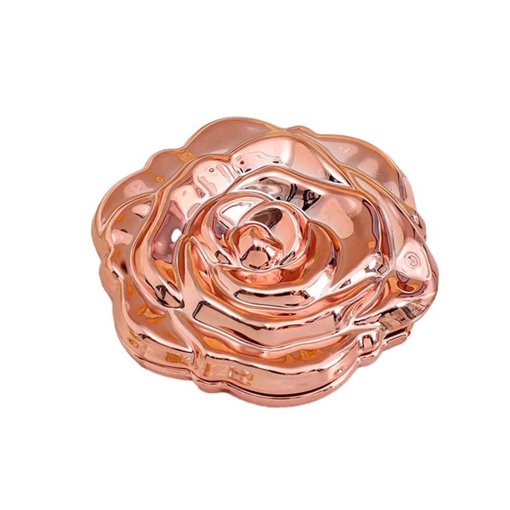 

1PC Folding Rose Mirror Small Mirror Makeup Mirror Portable Flip-Top Carry-On Mirror Double-Sided Touch-Up Mirror