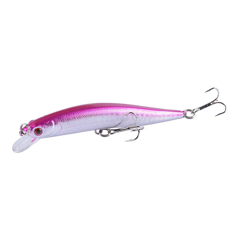 Super Long Cast Floating Minnow Bait, 9.8cm/8.2g, Bionic Plastic Lure for Mandarin Fish
