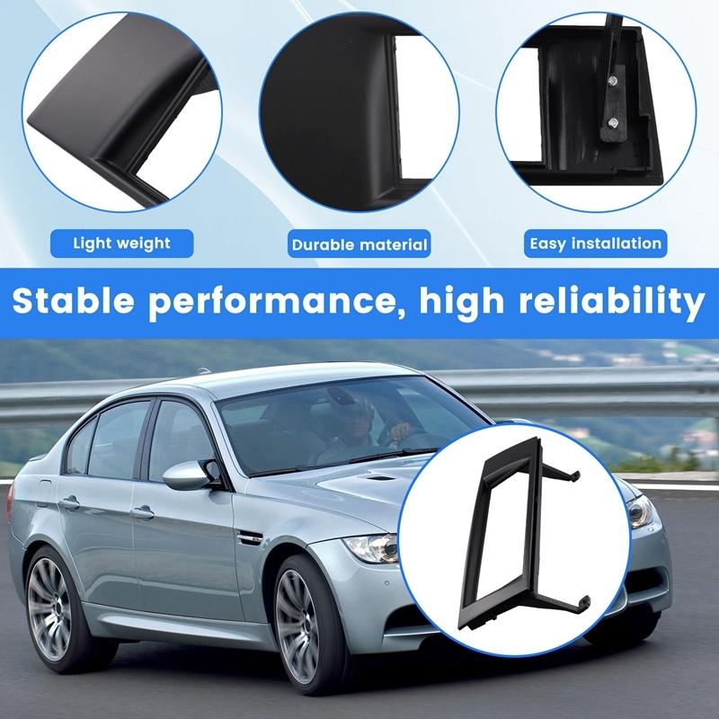 Single Din Car Fascia Radio Panel For BMW 1 Series (E87/81/82/88) 2004-2014 Dash Kit Tall Plate Bezel Adapter LHD
