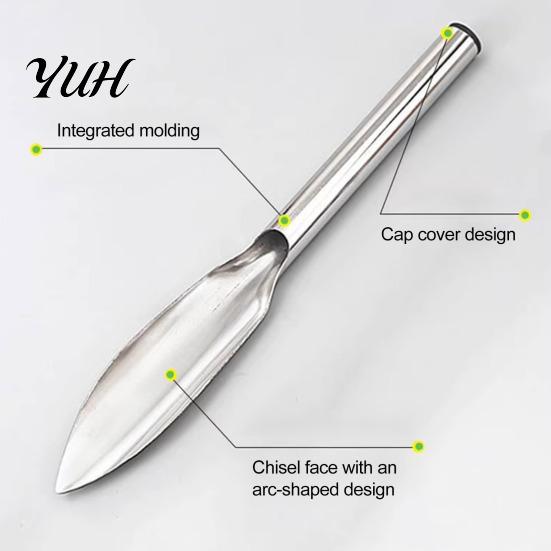Vegetable Patch Hand Shovel Stainless Steel Garden Trowel, Narrow Pointed Gardening Shovel, Wild Harvesting Digging Tool for Planting, Weeding,
