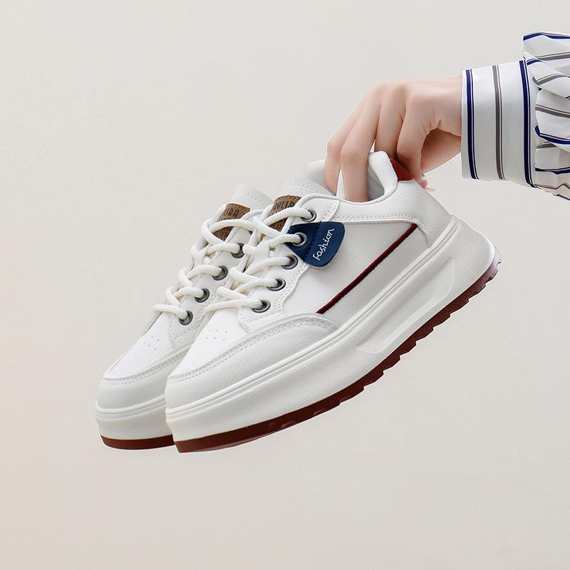22 Autumn New Ins Breathable Low-top Casual Board Shoes Platform Muffin Shoes