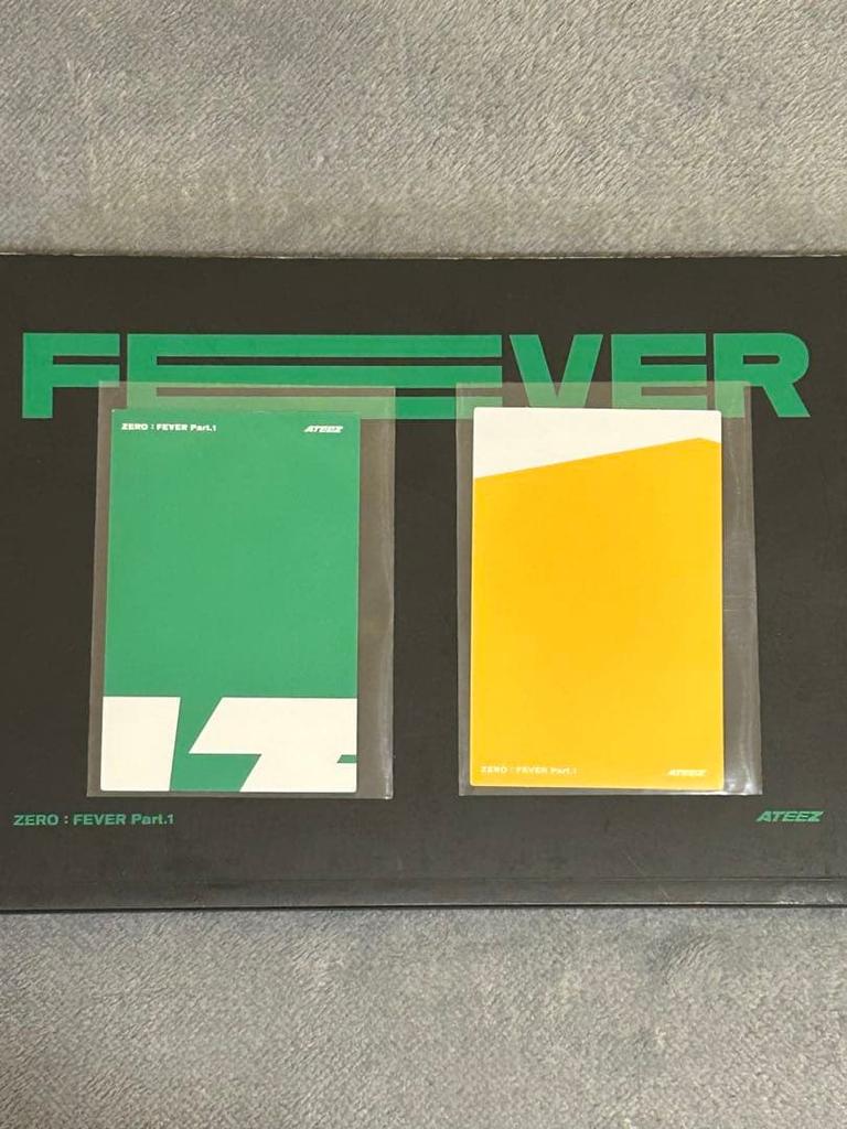 [USED] ATEEZ Achi's Album FEVER Part.1 with Seonghwa and Yeosang Trading Cards