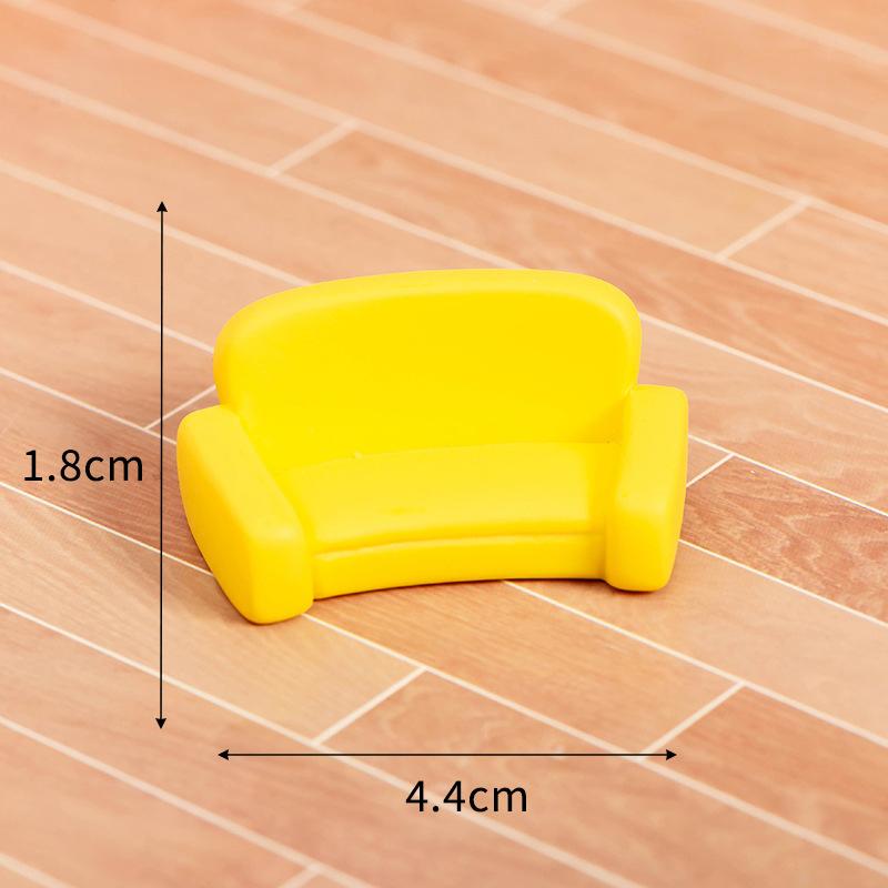 Kawaii Cartoon Cute Animal Resin Small Ornaments Creative Little Bear Doll Toys DIY Home Decoration Accessories Crafts Gifts