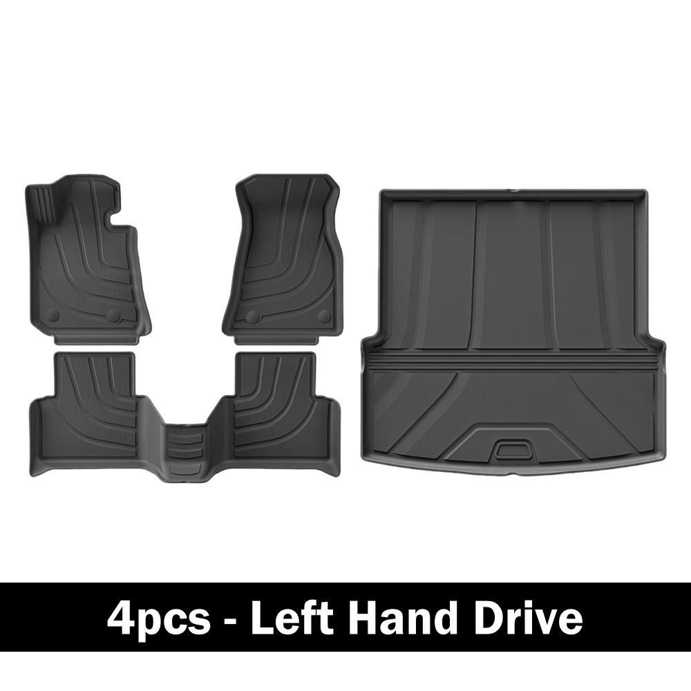 For BMW i3 2025-2025 Floor Mat TPE Trunk Mat Luggage Mat Waterproof Non-Slip Carpet Left Hand Drive