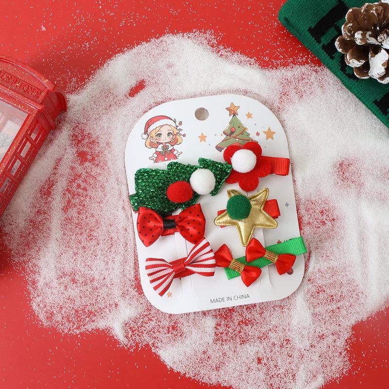 Santa Claus Hair Clips: Adult & Children's Christmas Antler Accessories