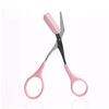 Tijeras, peine para cejas, herramienta cosmética para pestañas, recortador, pinzas para el pelo, conjunto para mujer
