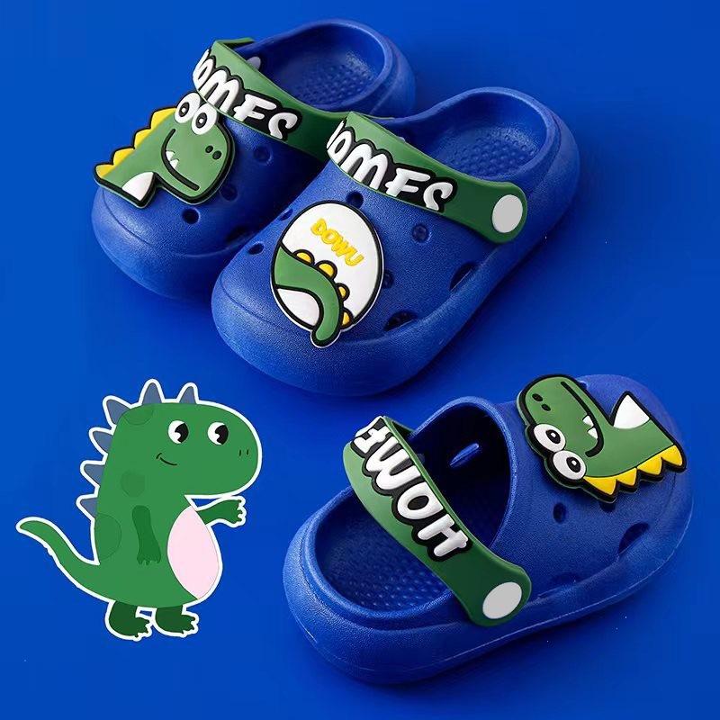 Kids' Cute Bear Non-Slip Summer Slippers: Soft Sole, Cool Clogs for Boys & Girls