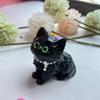 Schattige Squishy Zwarte Kat Knijpspeeltje Cartoon Decompressie Kat Speelgoed Zacht Gelei Gevoel Knijpspeeltje Kerst Anti-Angst Cadeaus Knijpspeeltjes