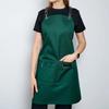 Waterproof Canvas Apron For Home Kitchen Restaurant Milk Tea Shop Back Cross Korean Style Fashion Work Clothes