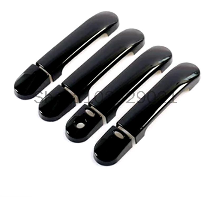 Car Door Handle Covers Trim Overlay Styling Sticker Auto Exterior Accessories For Nissan March Micra K12 Tiida C11 2003-2010