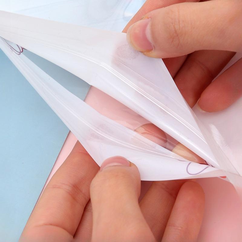 12pcs Cute Cartoon Self Sealing Bag, Travel Storage Bag, Jewelry Bag, Printed Sealed Bag, Earring Packaging Bag, storage bag