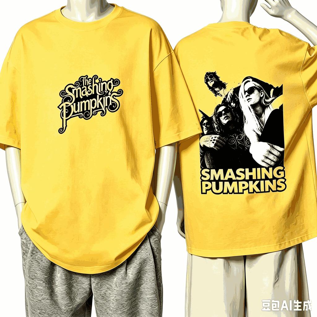 Smashing Pumpkins For Fan Gift Tshirt Unisex Unisex Harajuku Oversized Unisex Short Sleeve Streetwear High Quality Couples Classic