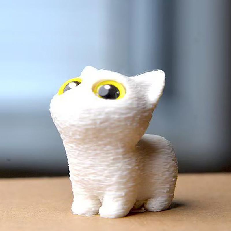 Halloween  Desktop Decorations Mini Resin Cat Cute Kitten Micro Landscape Crafts Garden Party Decoration