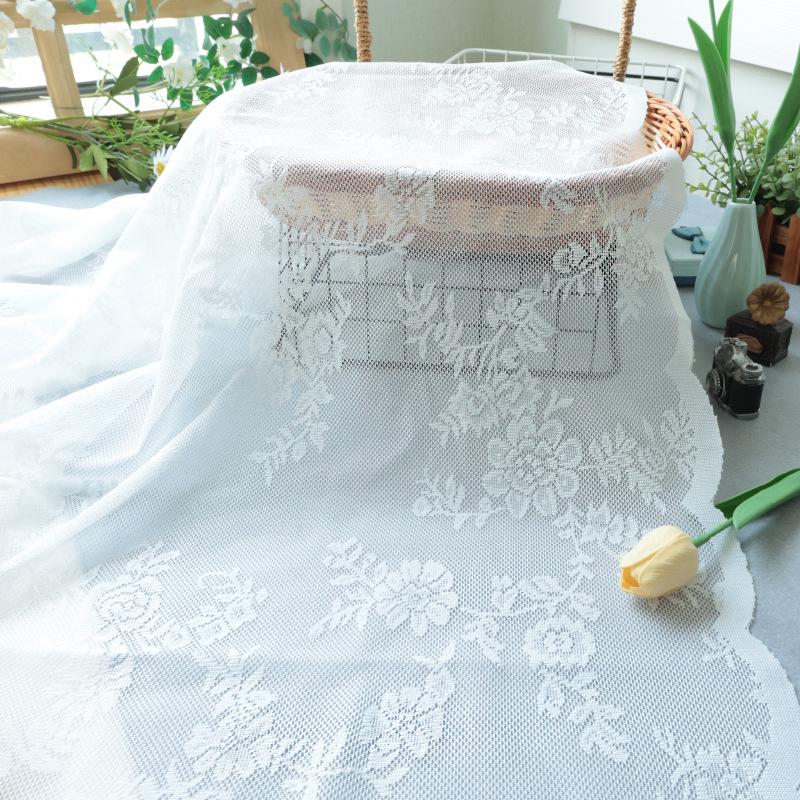 Weiße transparente Spitzengardinen & Hochzeitsvorhänge - Kostenloser Versand