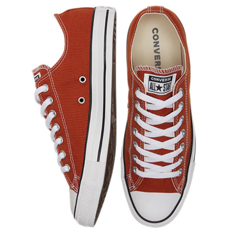 Converse Chuck Taylor All Star Comfortable and Versatile Low-Top Canvas Shoes Unisex In Brown-Red
