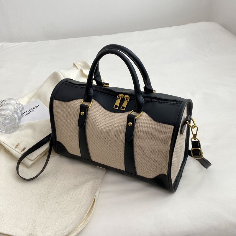 

Короткая командировка Легкая и вместительная женская дорожная сумка для хранения Black small suggestion single large