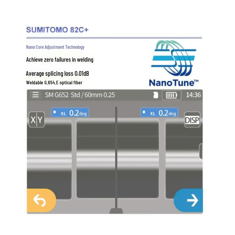 Sumitomo TYPE-82C+ Fiber Optic Fusion Splicer