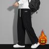 Corduroy Men's Pants Casual Pants Winter New Fleece Thickened Trend Loose Straight Sports Trousers