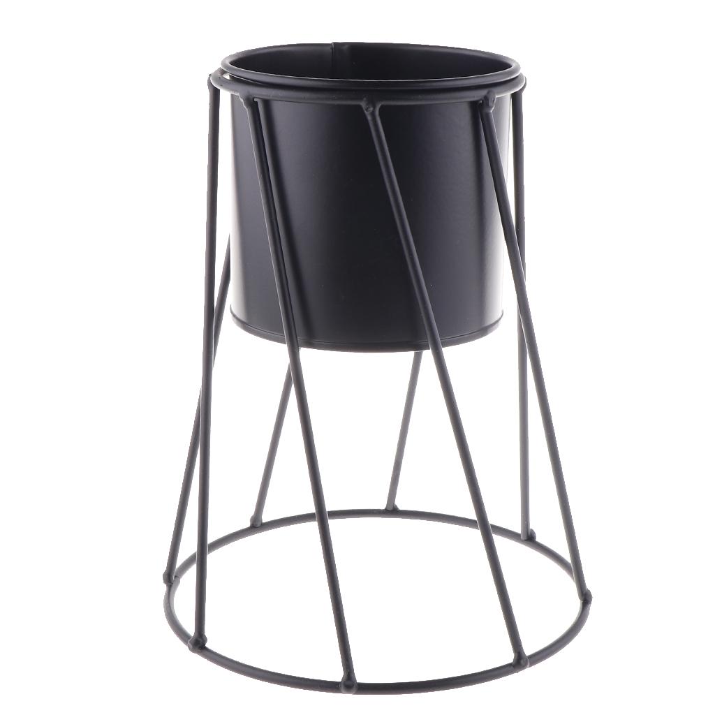 Metallregal Blumenvase Mini-Blumentopf Hochzeitsblumenvase Eisenständer für Sukkulenten Heim-Gartendekoration